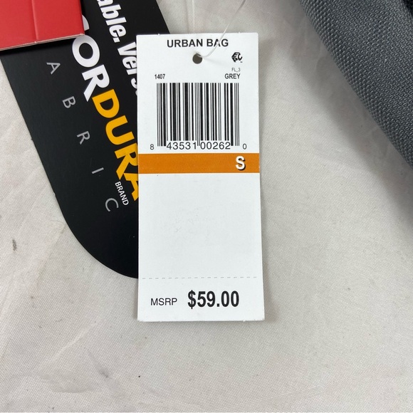 Manhattan Portage Urban Bag Gray Shoulder Crossbody Bag 9” x 10” x 2” NWT - Picture 7 of 14